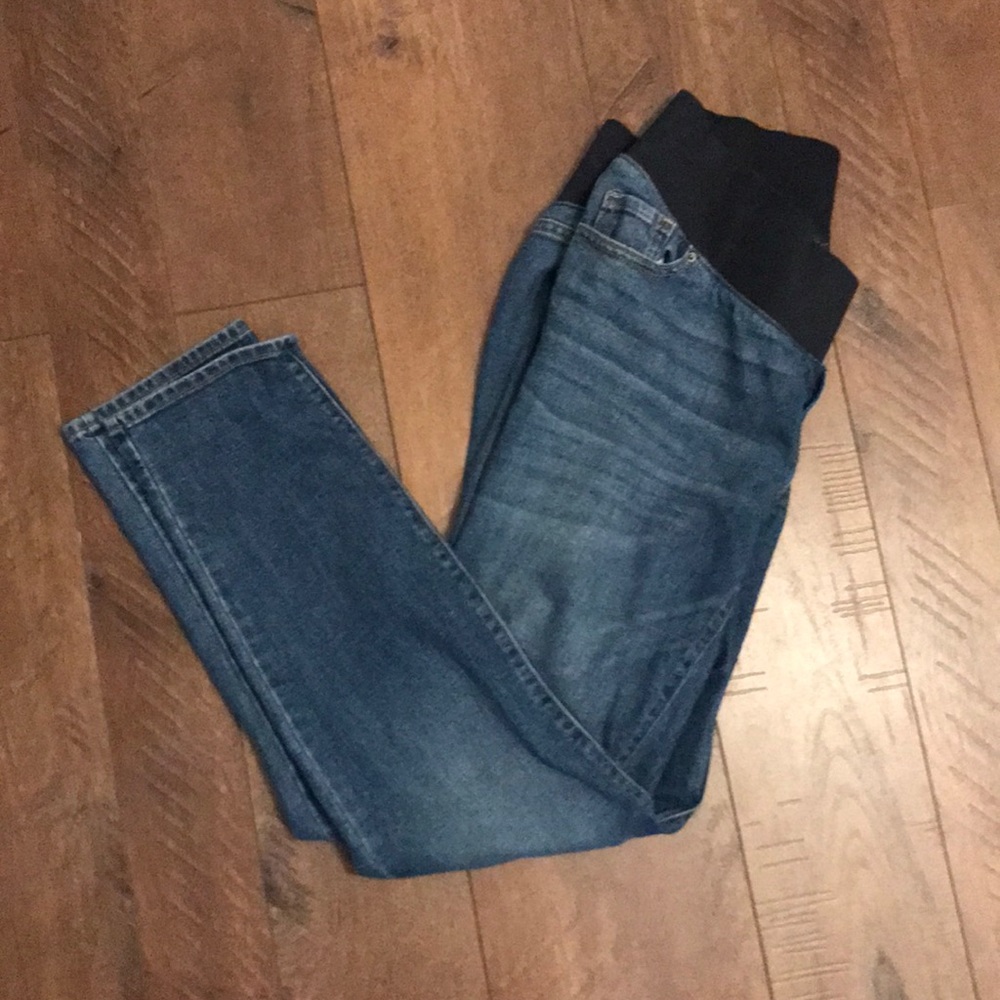 Skinny Boyfriend Maternity Jeans